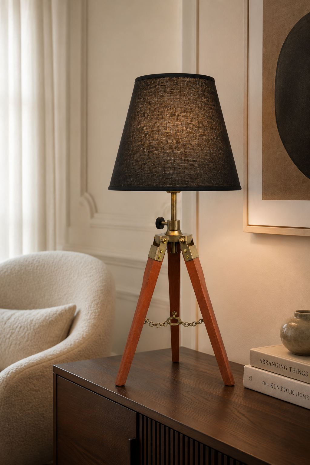 Wooden Lamp (trio leg)