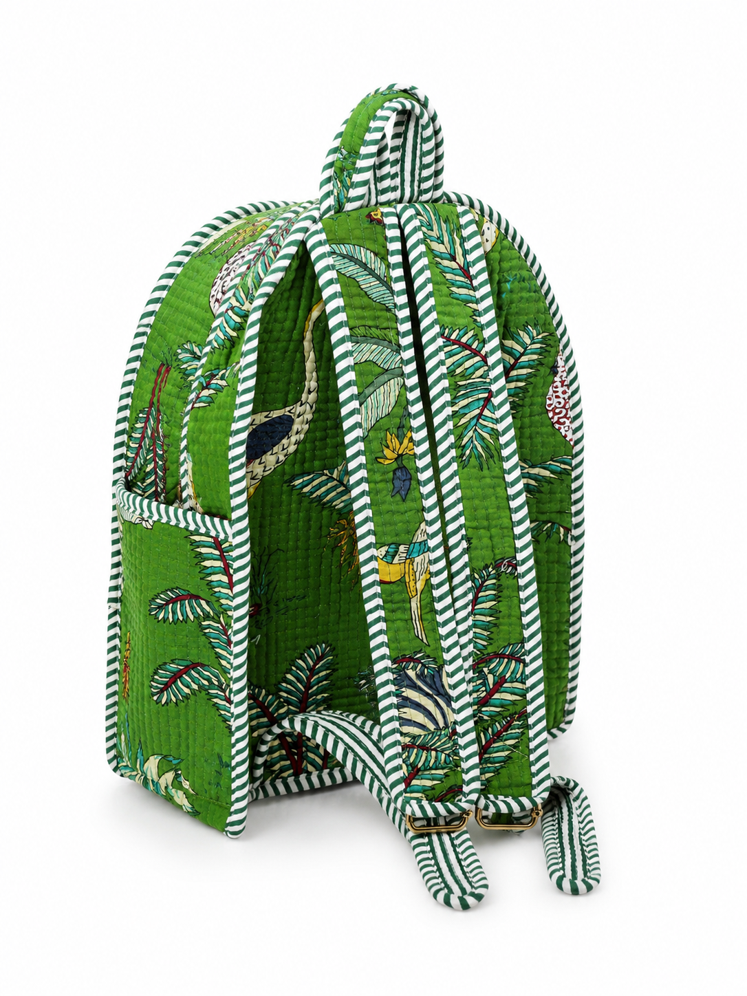 Quilted Green Bag pack