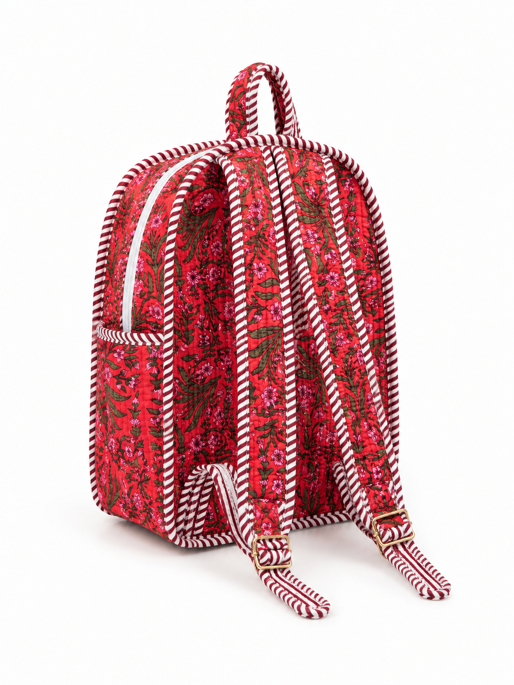Quilted Red Bag pack
