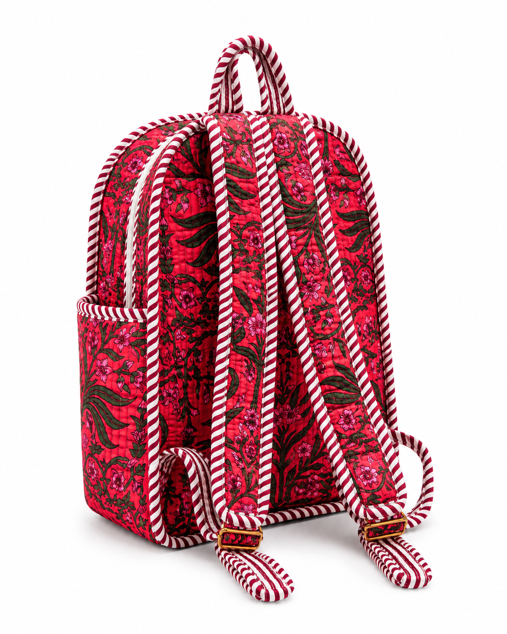 Quilted Red Bag pack