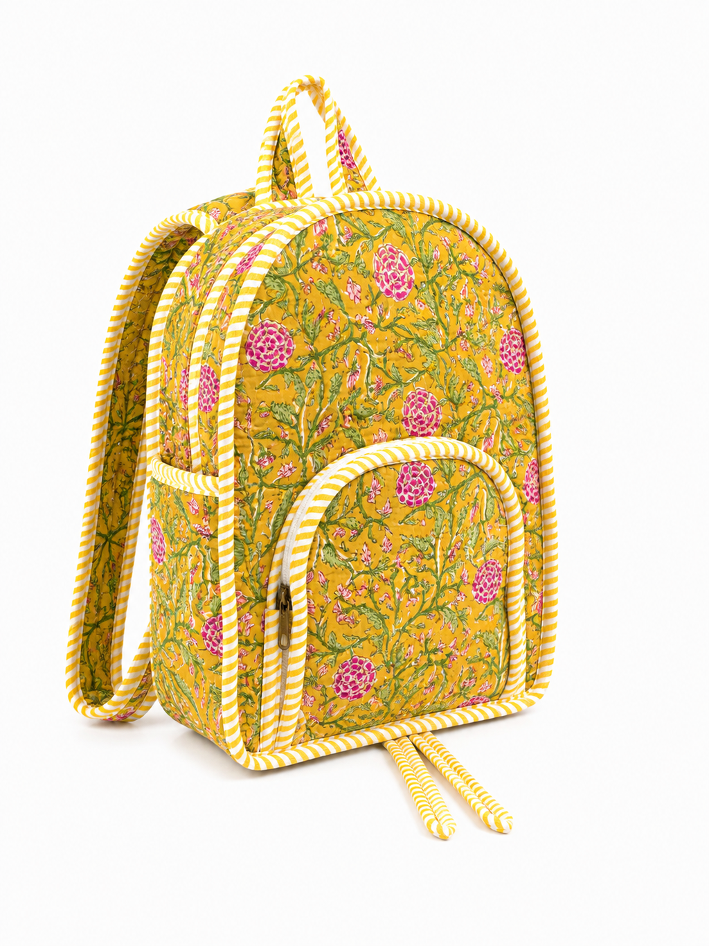 Quilted Printed bag pack