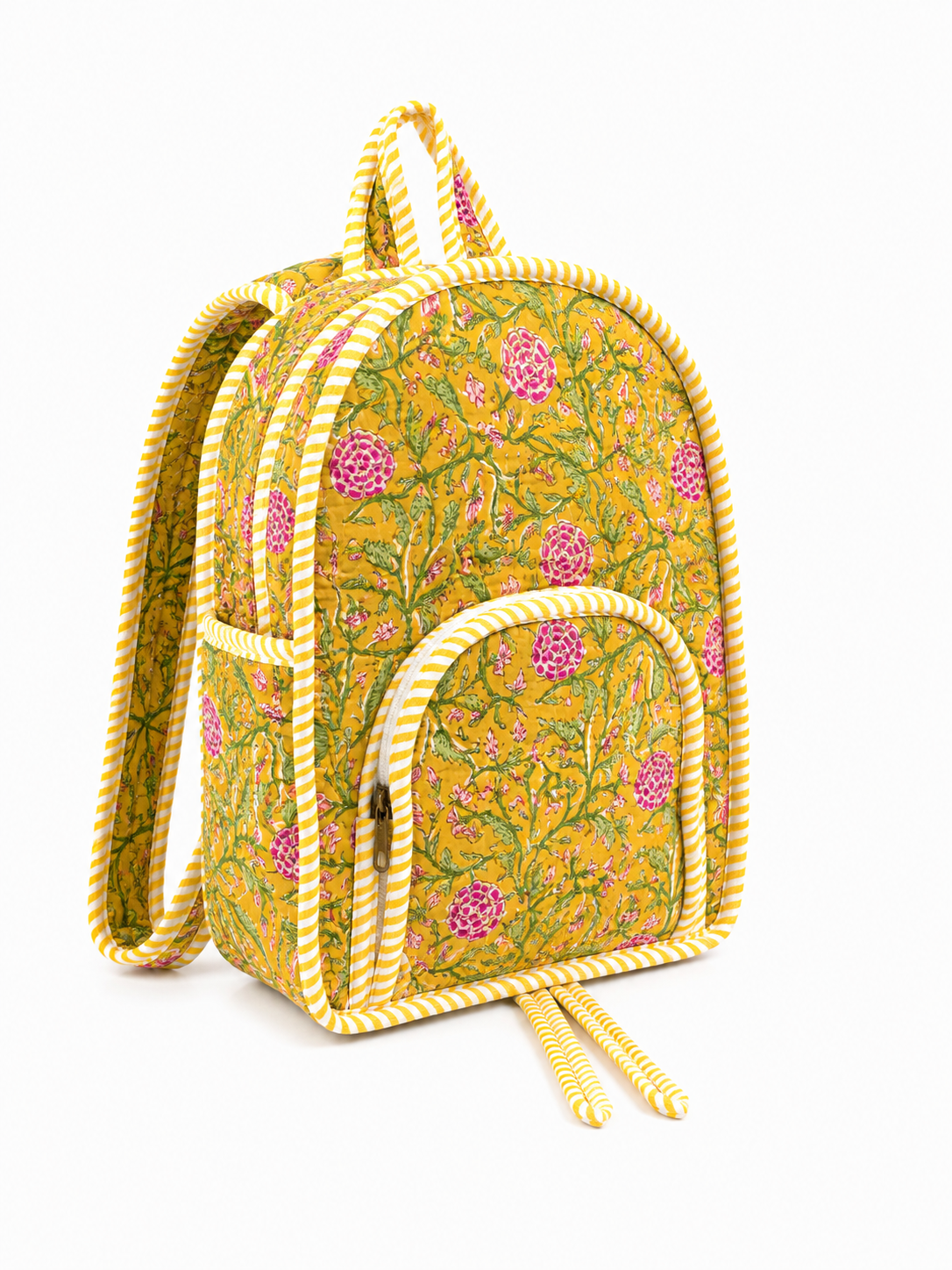 Quilted Printed bag pack