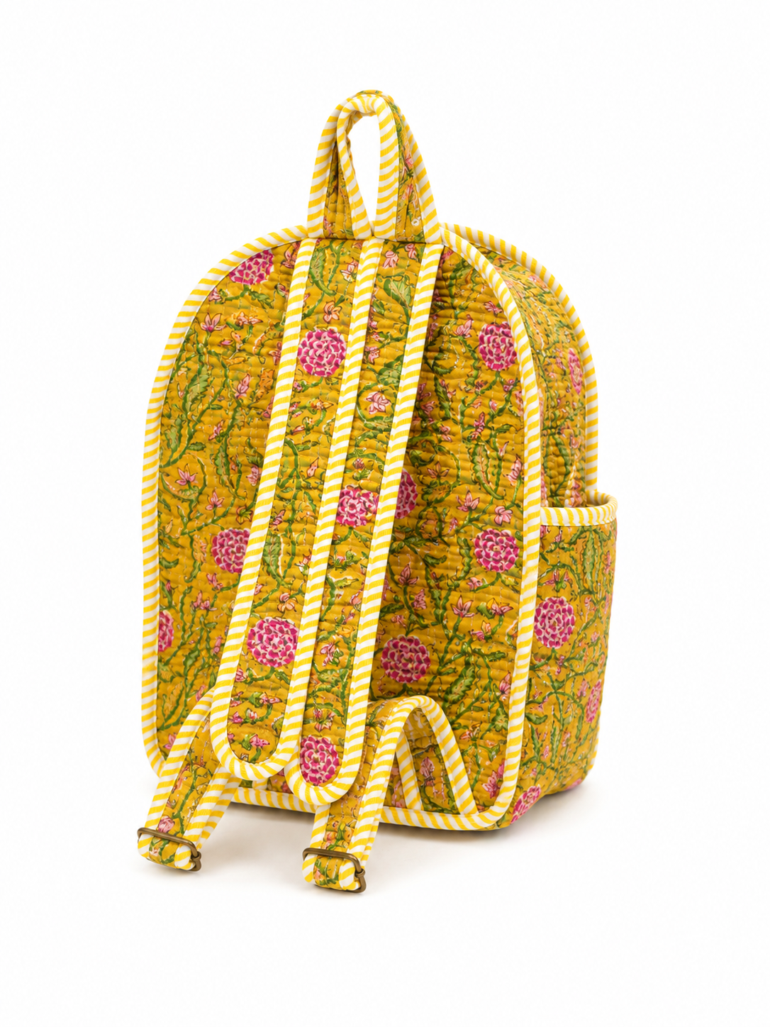 Quilted Printed bag pack