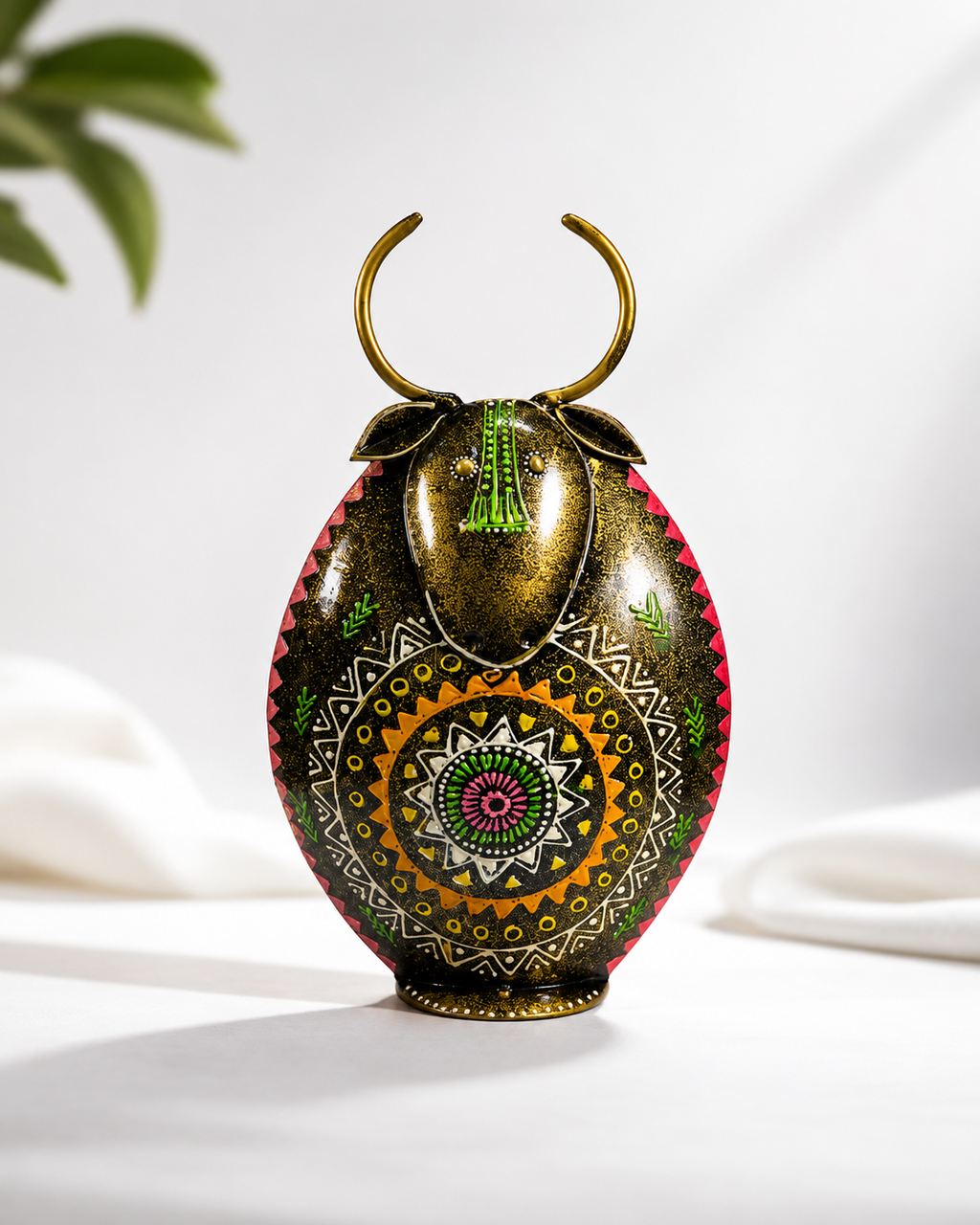 Metal bull Coin bank