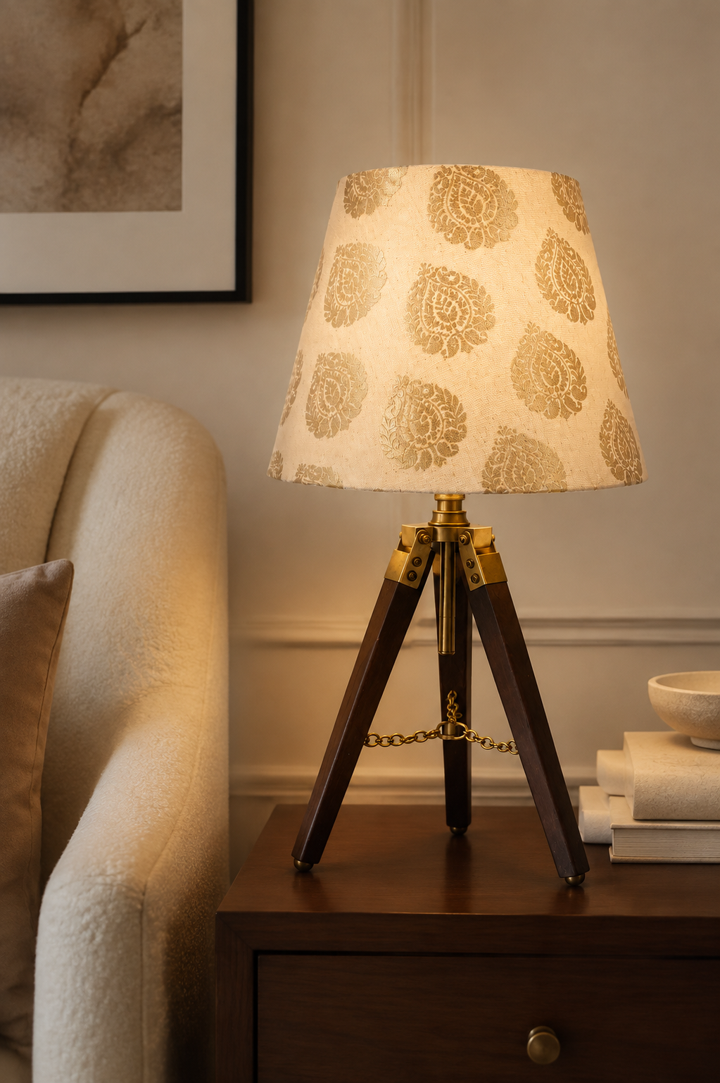 Wooden Lamp (Trio Leg)