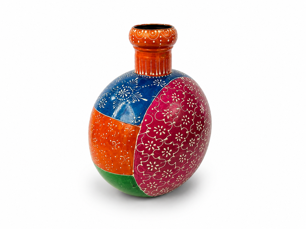 Hand-Painted  Vase