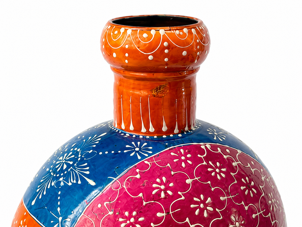 Hand-Painted  Vase