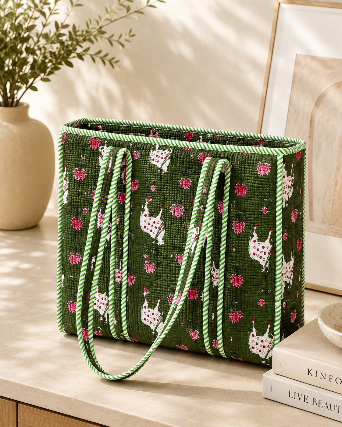 Moss Green Tote (XL)