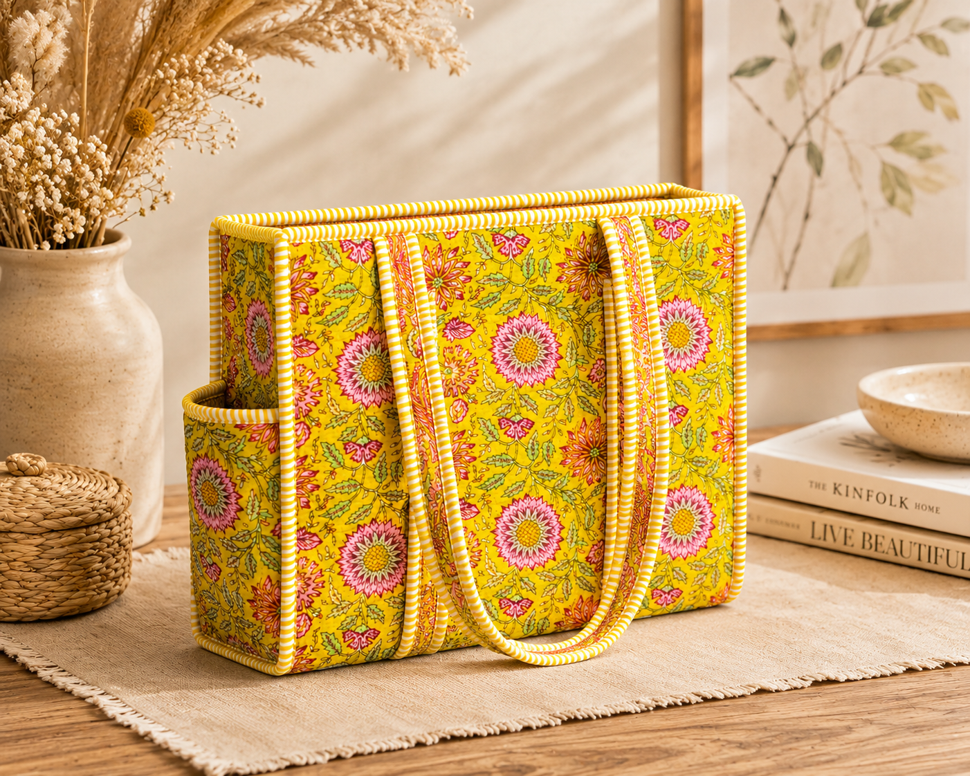 Yellow Magic Tote  (L)