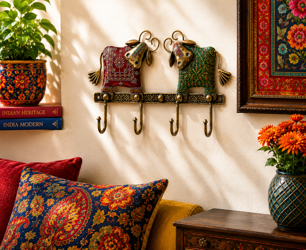 Metal Cow Wall Hook