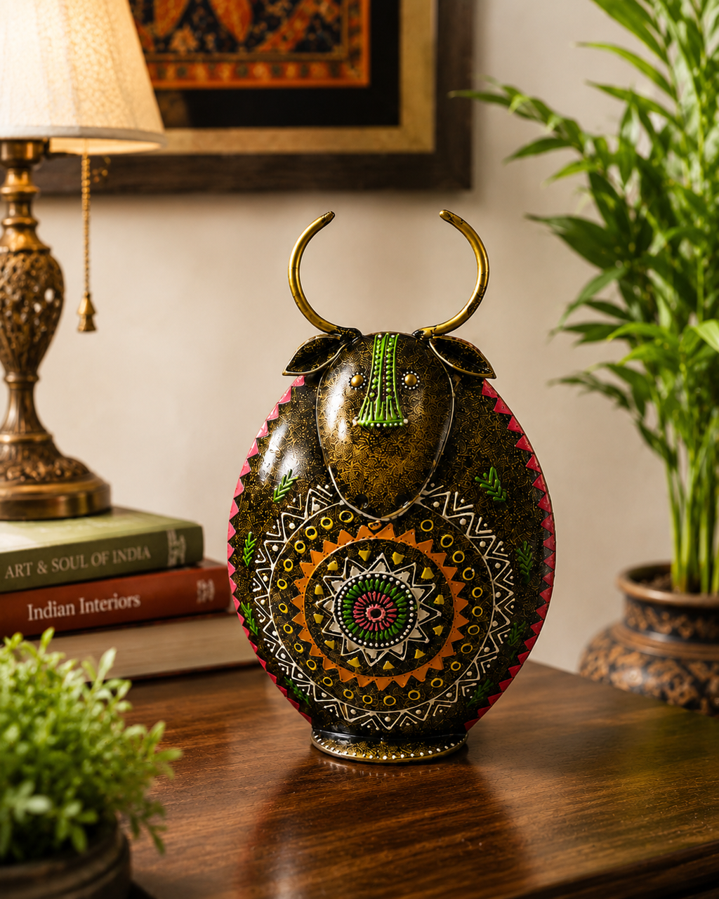 Metal bull Coin bank