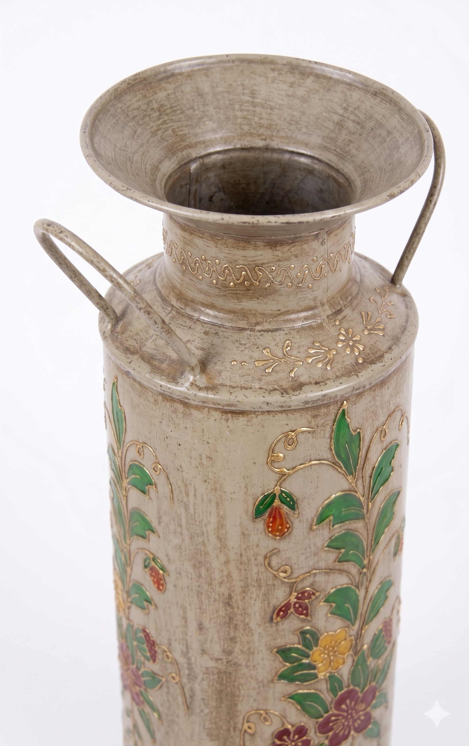 Metal Floor Vase