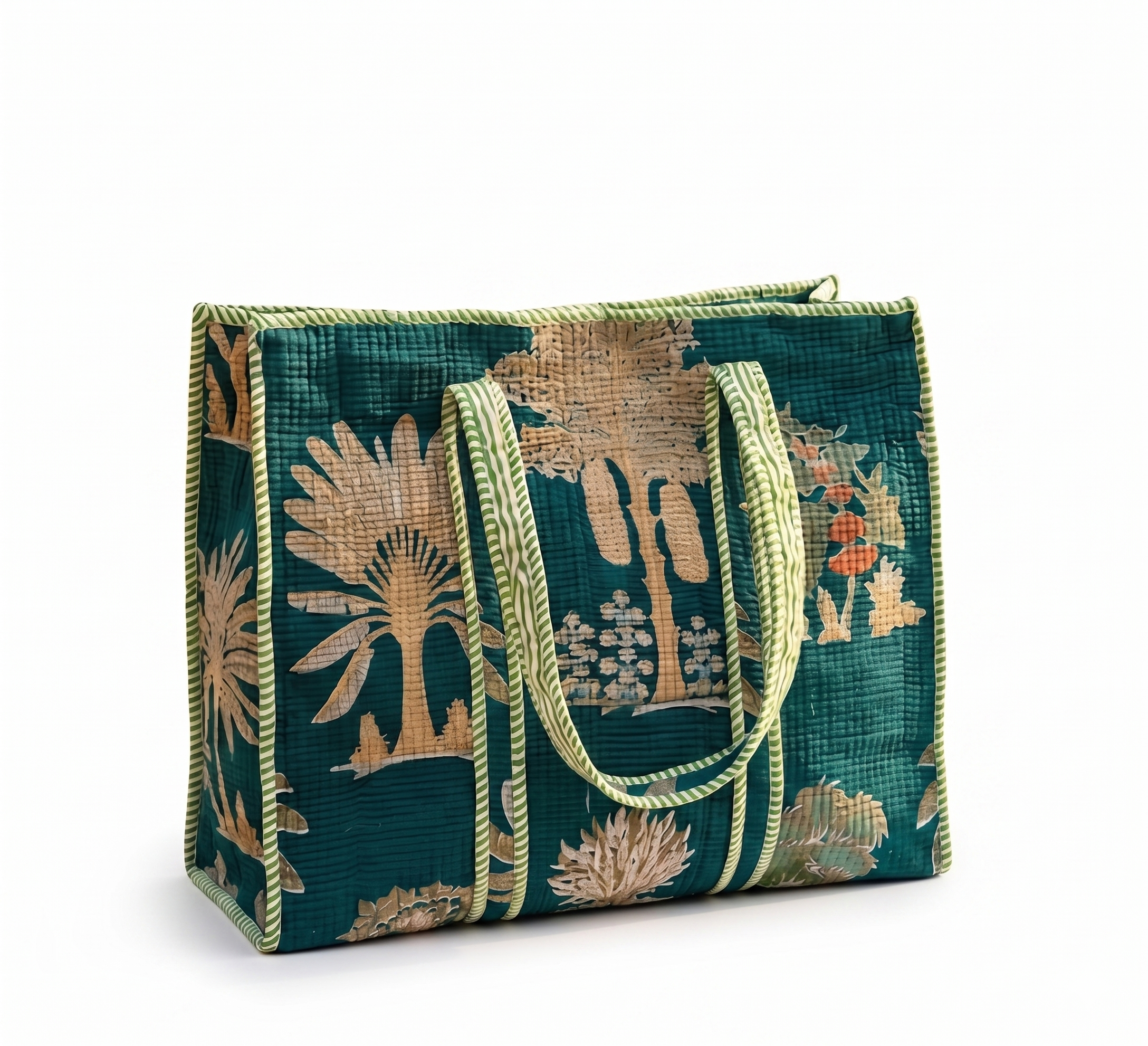 Jungle Theme Quilted Tote (XL)