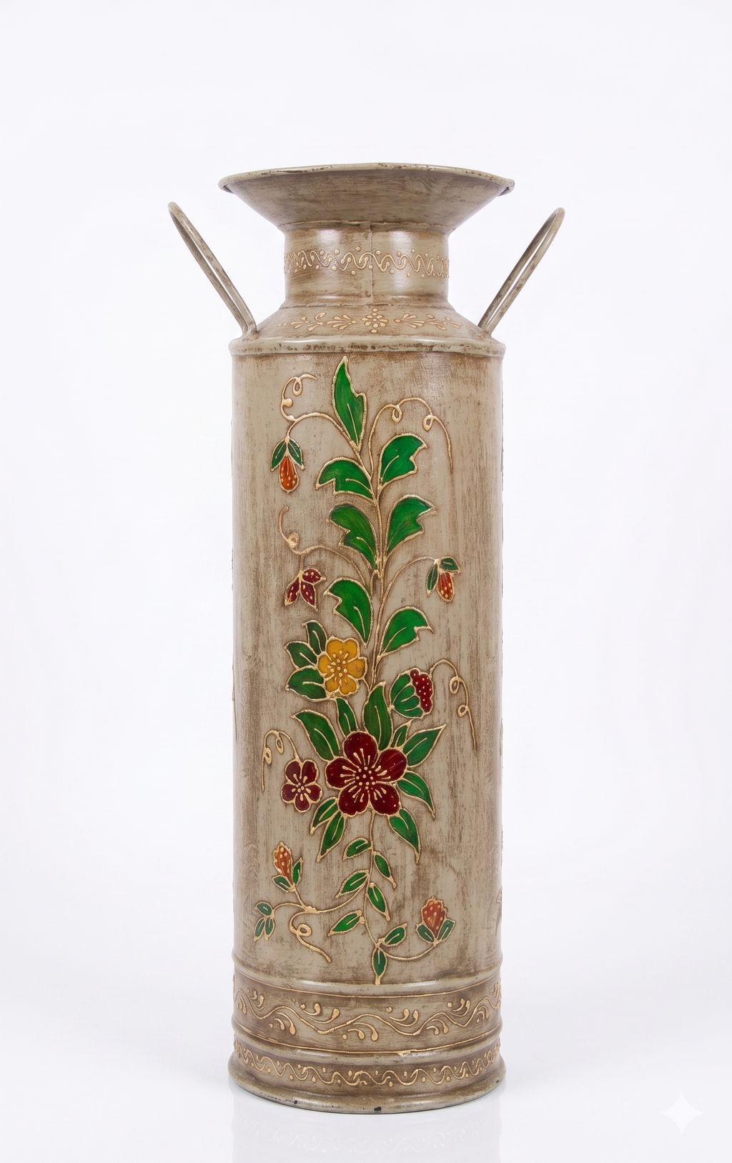 Metal Floor Vase