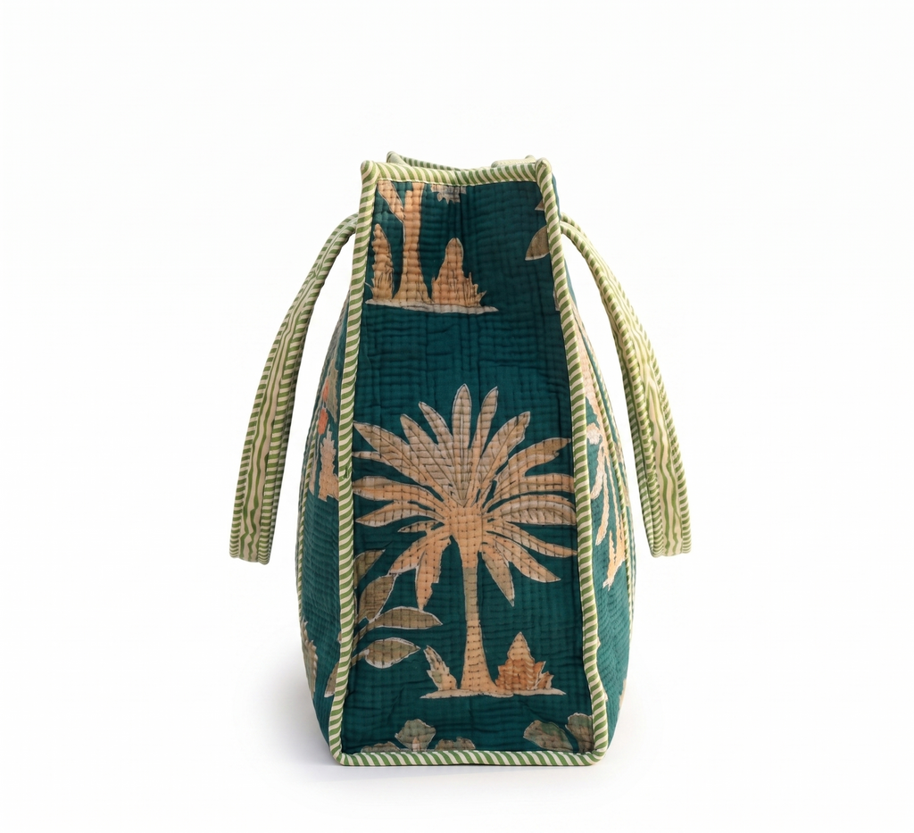 Jungle Theme Quilted Tote (XL)