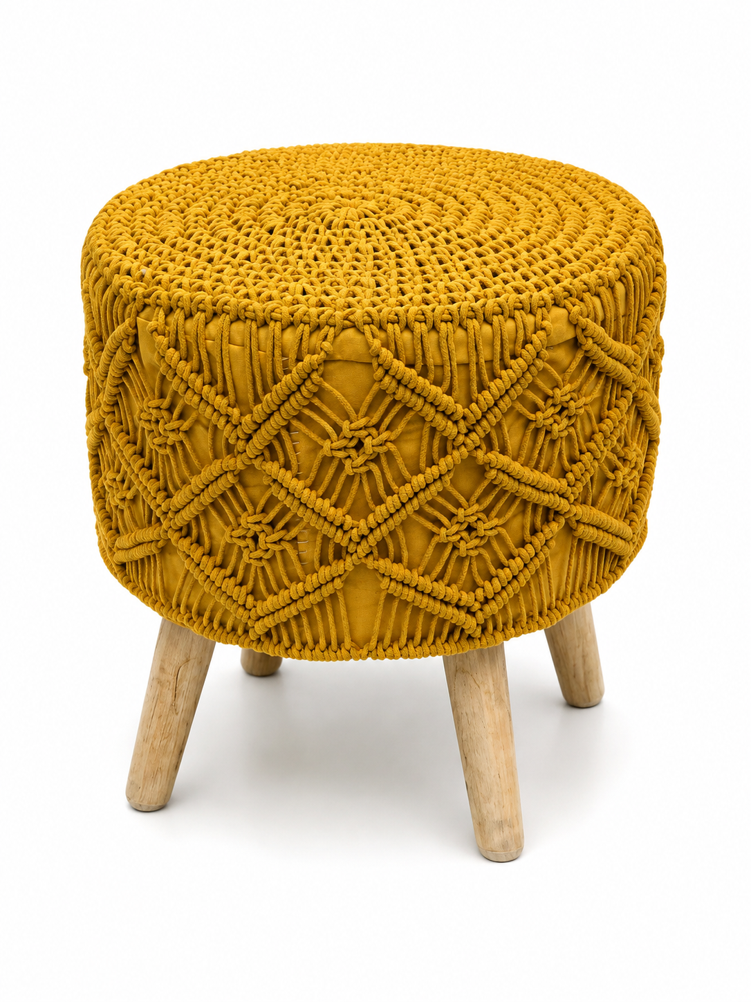 Ottoman Seater ( Mustard)