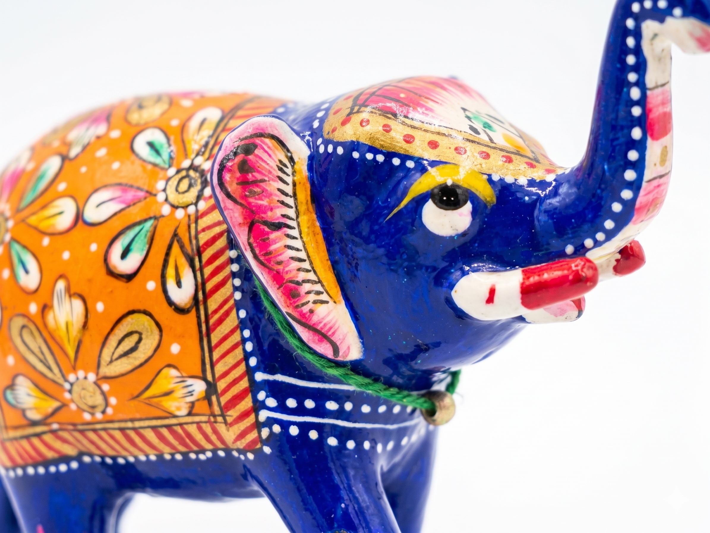 Blue Elephant Figurine