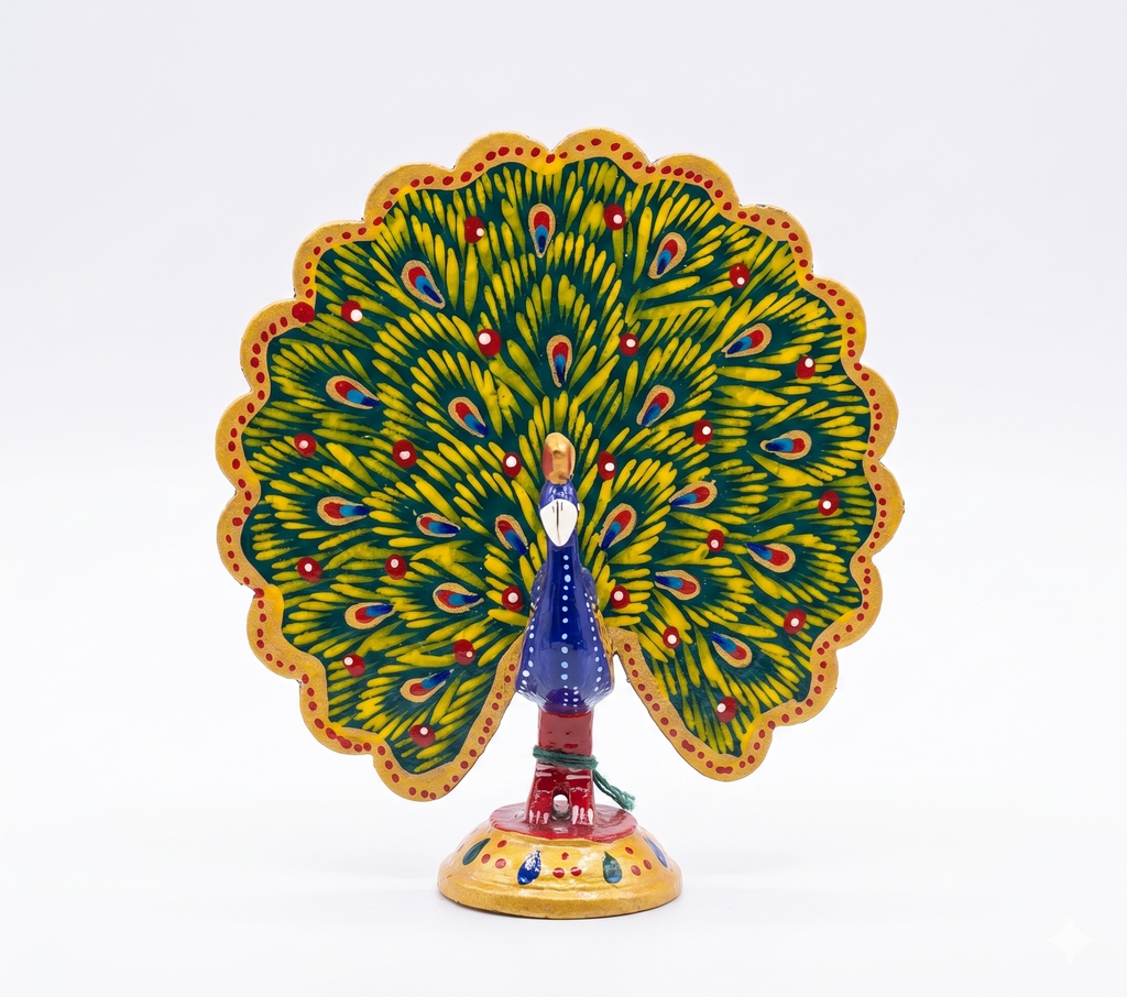Dancing Peacock Figurine